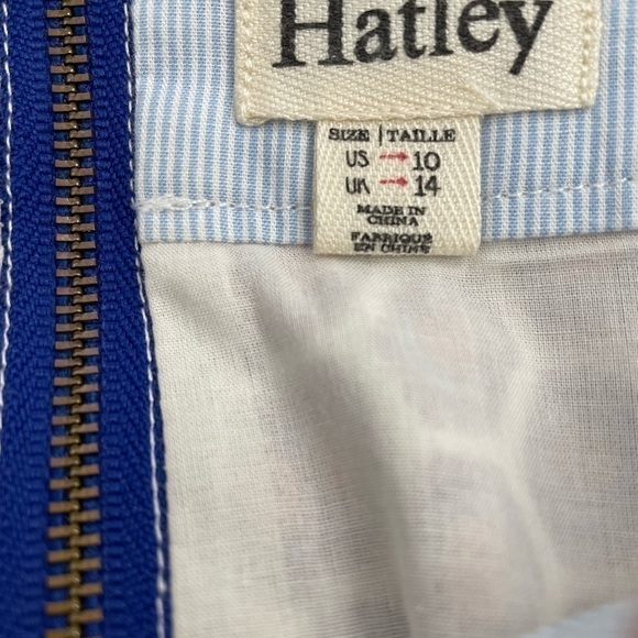 𝅺HATLEY cotton skirt, size 10, fully lined, a great print to transition to fall - Picture 5 of 5